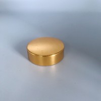 hot sale 42mm plastic cap gold colour Metal cover for bottle