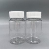 hot sale 120ml pet plastic  health care products bottle with Metal cap